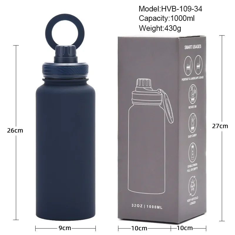 Insulated Bottle with Magnetic Phone Holder