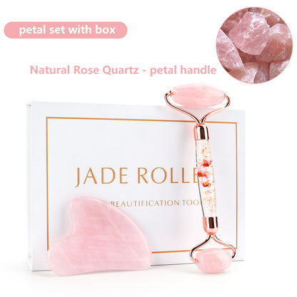 Jade Roller and Gua Sha Set