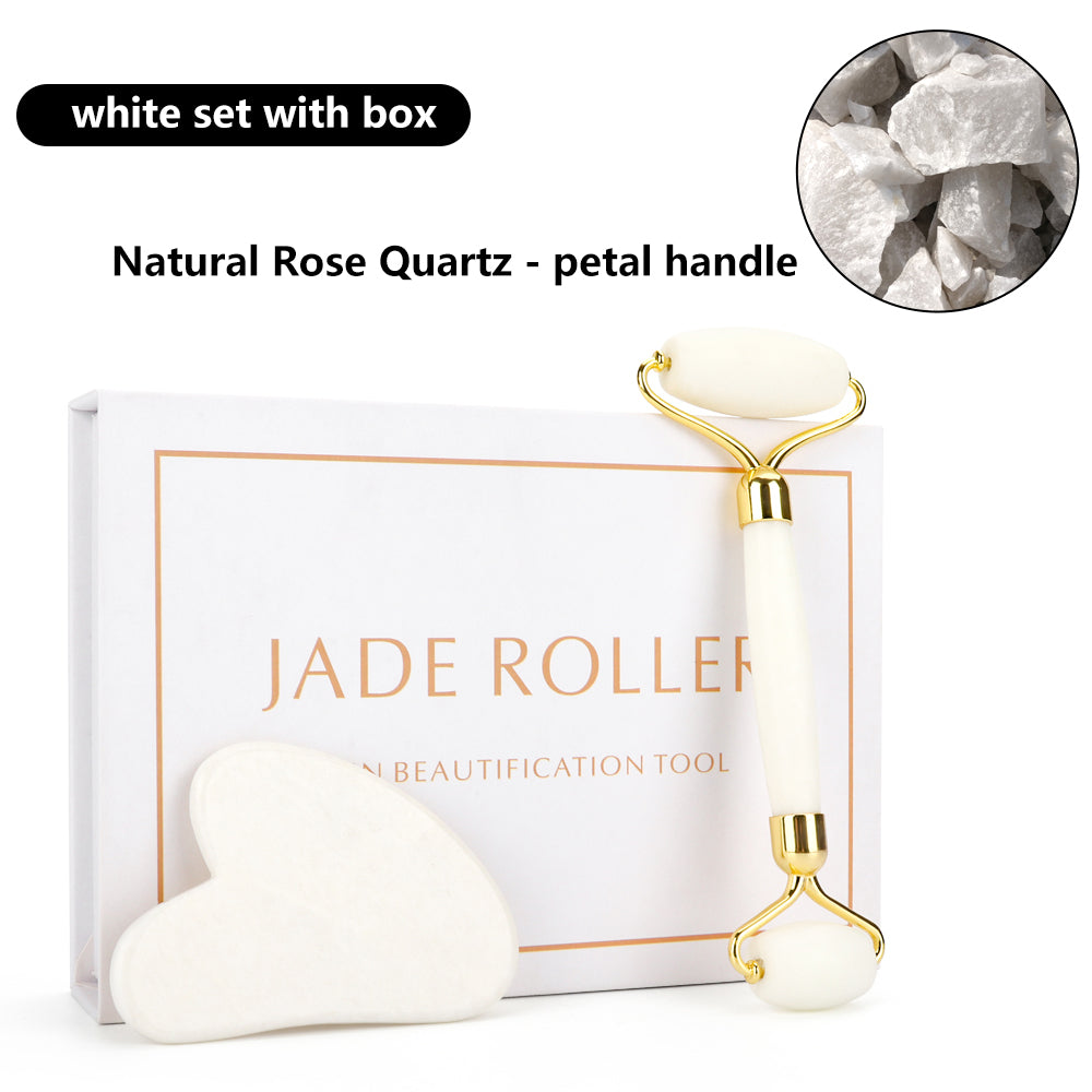 Jade Roller and Gua Sha Set