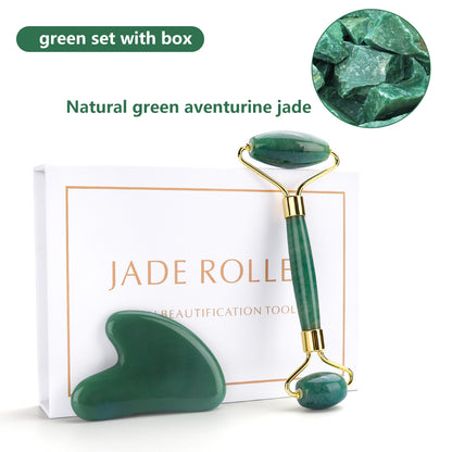 Jade Roller and Gua Sha Set