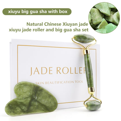 Jade Roller and Gua Sha Set