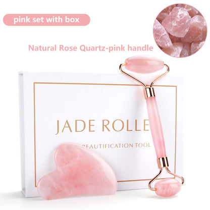 Jade Roller and Gua Sha Set